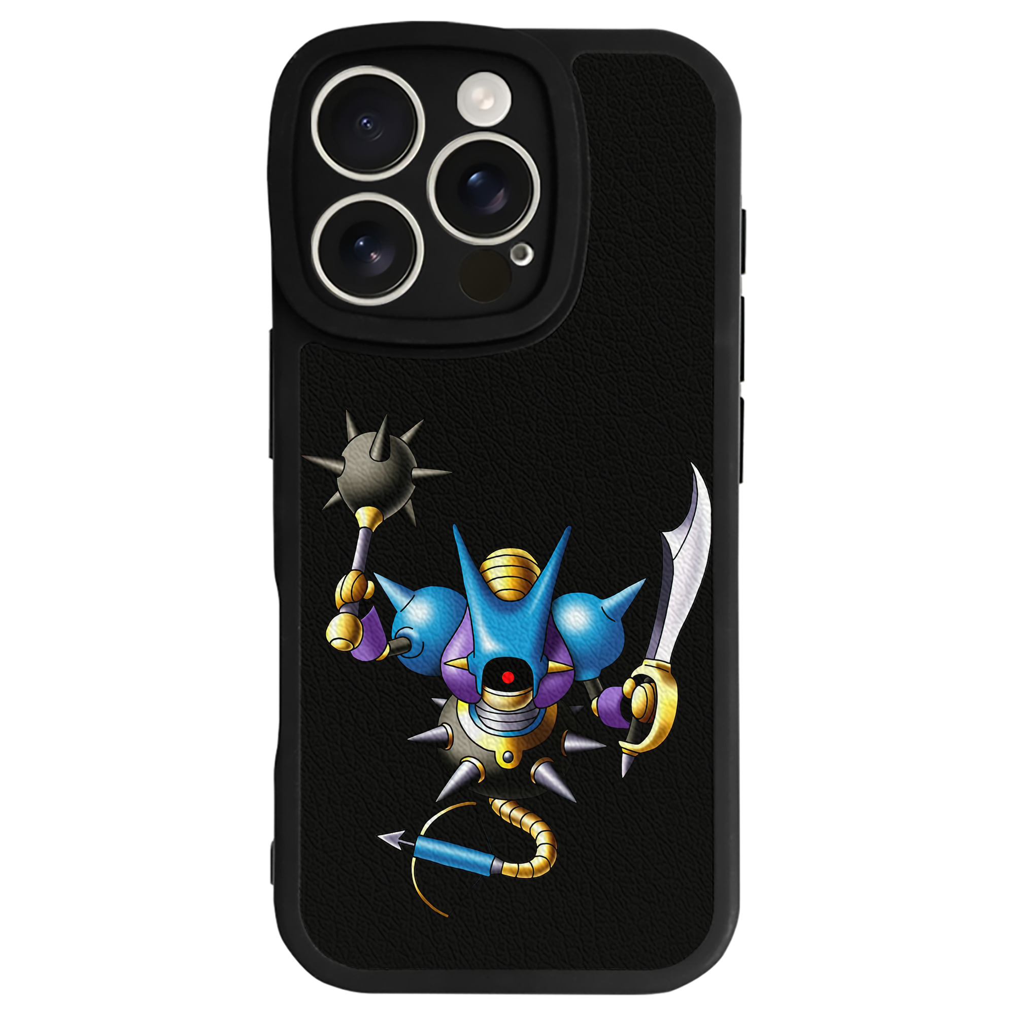 （画像用） ドラゴンクエスト Doragon Kuesuto Dragon Quest 【iPhone 16シリーズ対応】シリコンスマホケース（レザー調） 材質：シリコン